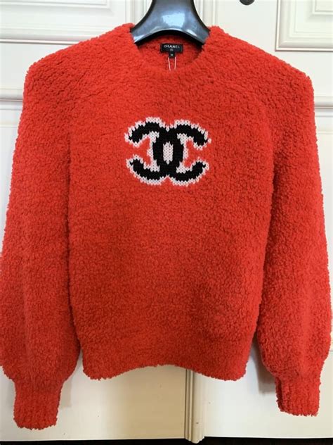 chanel red sweater 2019 price|chanel half zip sweatshirt.